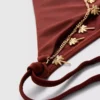 Braguita de bikini con lazo lateral y detalle de cadena