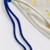 Braguita de bikini con textura de limón y lazo lateral