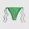 Braguita de bikini de cuadros vichy con lazo lateral