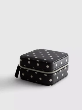 Caja de joyas de lunares