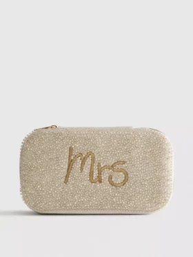 Caja de joyas decorada para novias