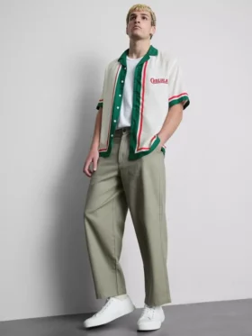 Camisa con cuello revere de Cholula