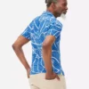 Camisa de crepé estampada