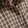 Camisa de cuadros de corte holgado