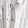 Camisa de dormir holgada de estilo «boyfriend» con estampado