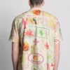 Camisa de manga corta con botones «Tropical Postcard»