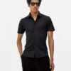 Camisa de pantalón corto de corte entallado