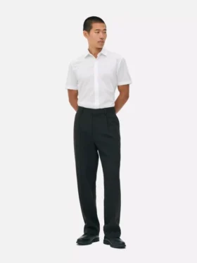 Camisa de pantalón corto de corte entallado