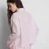 Camisa de pijama de algodón tejido tipo Oxford