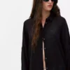Camisa de playa transparente