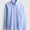 Camisa elástica de corte regular