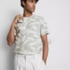 Camisa estampada de manga corta