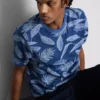 Camisa estampada de manga corta