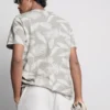 Camisa estampada de manga corta