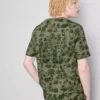 Camisa estampada de manga corta