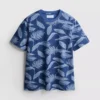 Camisa estampada de manga corta