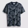 Camisa estampada de manga corta
