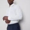 Camisa formal de corte entallado