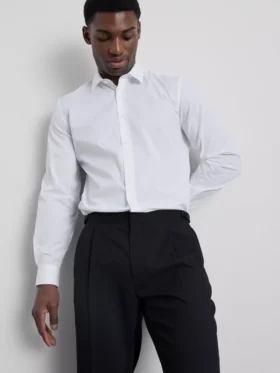 Camisa formal de manga larga y corte regular