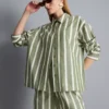 Camisas a rayas de popelín de algodón