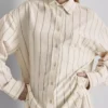 Camisas clásicas abotonadas de mezcla de algodón