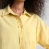 Camisas clásicas abotonadas de mezcla de algodón