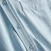 Camisas clásicas abotonadas de mezcla de algodón