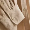 Camisas clásicas abotonadas de mezcla de algodón