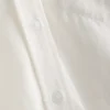 Camisas clásicas abotonadas de mezcla de algodón
