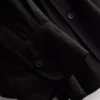 Camisas clásicas abotonadas de mezcla de algodón