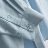 Camisas clásicas abotonadas de mezcla de algodón