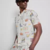 Camisas con cuello rever «Postcard»