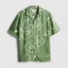 Camisas con cuello rever y estampado floral