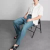 Camisas de manga corta con textura