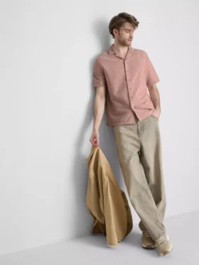 Camisas de manga corta con textura