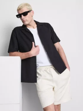 Camisas de manga corta con textura