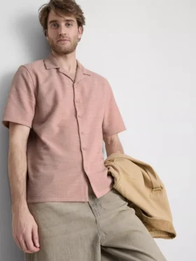 Camisas de manga corta con textura