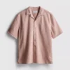 Camisas de manga corta con textura