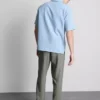 Camisas de manga corta de mezcla de lino