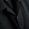 Camisas de manga corta de mezcla de lino