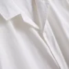 Camisas de manga corta de mezcla de lino