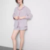 Camisas de pijama de algodón «Breakfast in Bed»