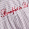 Camisas de pijama de algodón «Breakfast in Bed»