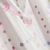 Camisas de pijama de manga corta con estampado floral