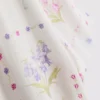 Camisas de pijama de manga corta con estampado floral