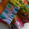 Camisas de playa de algodón estampadas con botones