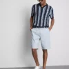 Camisas de punto con rayas texturizadas