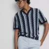 Camisas de punto con rayas texturizadas