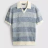 Camisas de punto con rayas texturizadas