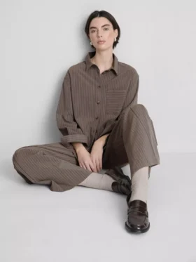 Camisas de rayas finas cepilladas